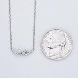 Moissanite Necklace 925 Silver D Pendants Choker for Women