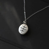 S925 Turtle Shell Pendant Necklace Chinese Jewelry
