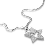 Boho Sweet Heart Necklaces 925 Silver Star Mickey Pendant Chokers