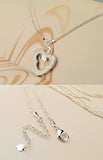 Boho Sweet Heart Necklaces 925 Silver Star Mickey Pendant Chokers