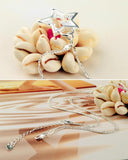 Boho Sweet Heart Necklaces 925 Silver Star Mickey Pendant Chokers