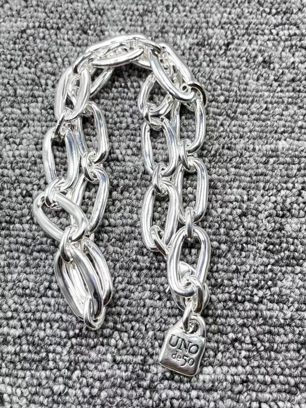 High Original Electroplated 925 Silver Chain Necklace Holiday Jewelry Gift