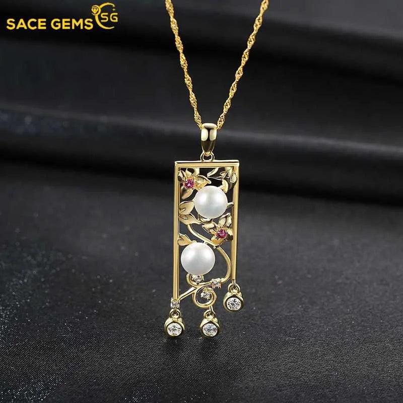 Engraved Allergy Prevention Silver Necklace with Zircon Pearl