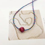 Tiger's Eye Hematite 925 Silver Choker Necklace