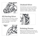 Eudora Horse Head Pendant Celtic Knot Vintage Silver Necklace