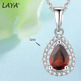 Vintage Amethyst Pendant Necklace 925 Silver