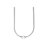925 Silver Pan Necklace Clasp Snake Chain For Women