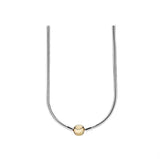 925 Sterling Silver Snake Chain Necklace with Clasp for Women