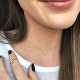 925 Silver Love Necklaces Choker Pendants for Women