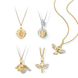 Yellow Necklace Flying Key Time Converter Natural Magic Personality Jewelry