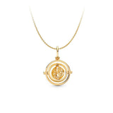 Yellow Necklace Flying Key Time Converter Natural Magic Personality Jewelry