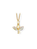 Yellow Necklace Flying Key Time Converter Natural Magic Personality Jewelry