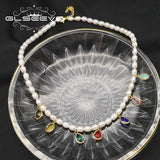 Colorful Water Droplets Pearl Pendant Necklace for Women