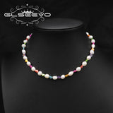 Heart-Shaped Natural Pearl Necklace Korea Accessories