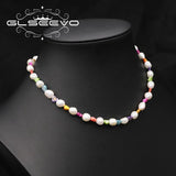 Heart-Shaped Natural Pearl Necklace Korea Accessories