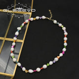 Heart-Shaped Natural Pearl Necklace Korea Accessories