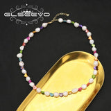 Heart-Shaped Natural Pearl Necklace Korea Accessories
