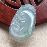 Myanmar Jade Ice Pendant Ruyi Necklace