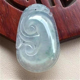 Myanmar Jade Ice Pendant Ruyi Necklace