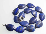 Lapis Lazuli Drop Necklace 18 Inch Beads