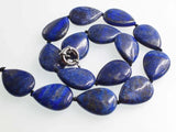 Lapis Lazuli Drop Necklace 18 Inch Beads
