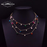 Fresh Water Pearl Stone Layer Necklace for Girls