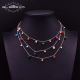 Fresh Water Pearl Stone Layer Necklace for Girls