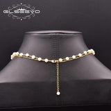 Freshwater Baroque Pearl Double-Layer Necklace Wedding Party Gift