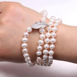 Long Pearl Necklace Sweater Chain 8-9mm Freshwater Pearl Jewelry