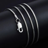 925 Silver Snake Chain Necklace Original S925 Thai Vintage