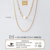 TrustDavis 925 Silver Pearl Choker Necklace Women Wedding Party S925 Jewelry