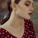 925 Silver Mouse&Fish Necklace Women Plated Pendant Bead Necklaces