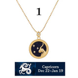 TrustDavis 925 Sterling Silver Constellation Pendant Necklace for Women