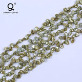 Green Freshwater Pearl Strands Bulk
