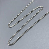 2mm Thick S925 Sterling Silver Necklace Snake Chain