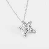 Asymmetric Star Collier Necklace Sterling Silver Chain Jewelry Making