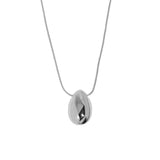 925 Sterling Silver Drop Pendant Necklace Minimalist Statement Gift Women