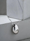 925 Sterling Silver Drop Pendant Necklace Minimalist Statement Gift Women