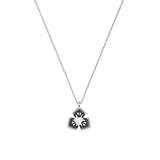 Rotating Orchid Crystal Necklace for Women Bride Gift