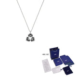 Rotating Orchid Crystal Necklace for Women Bride Gift