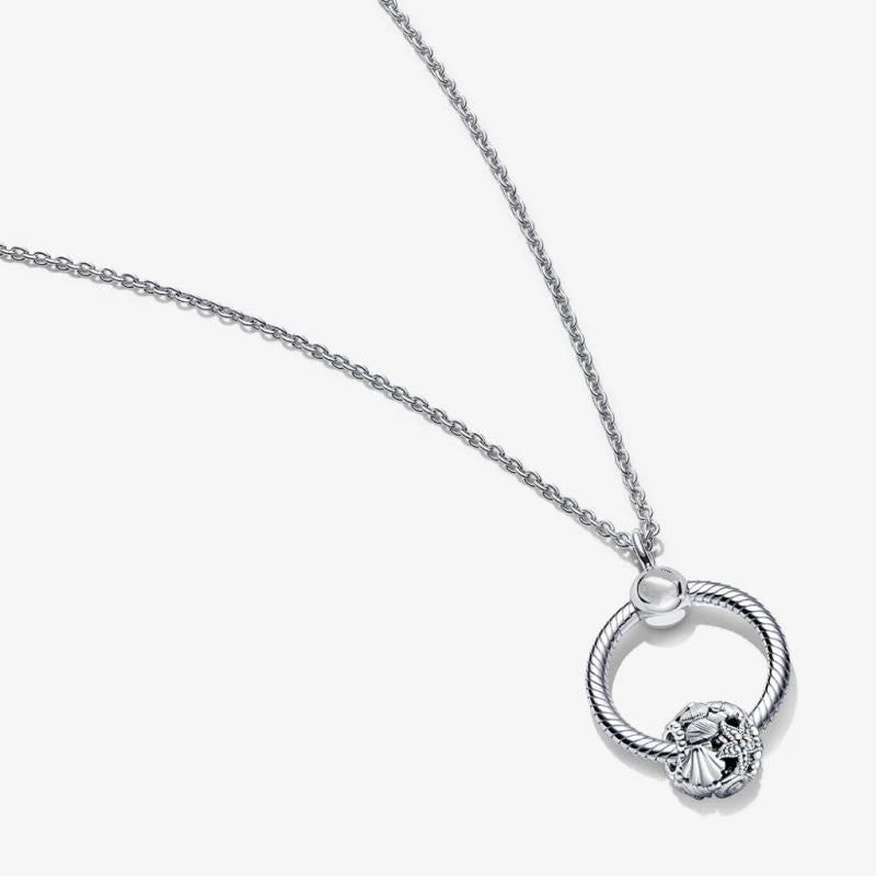 Sterling Silver Fits Pando Charm Classic DIY Neckle Charm