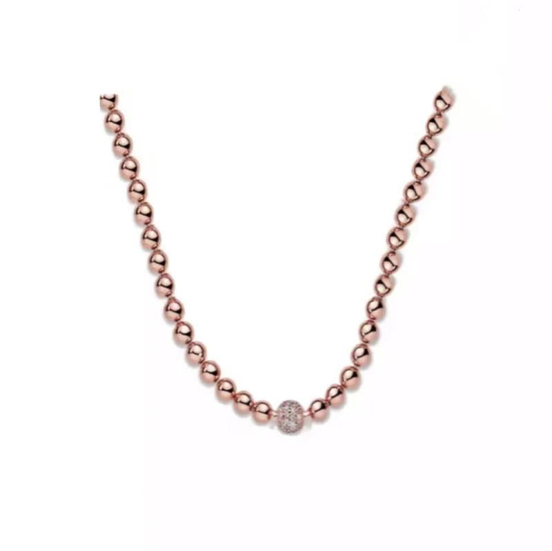 925 Silver Buddha Bead Pendant Necklace DIY Jewelry S925 Women's