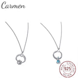 925 Silver Pando Charm Necklace - Women's Jewelry