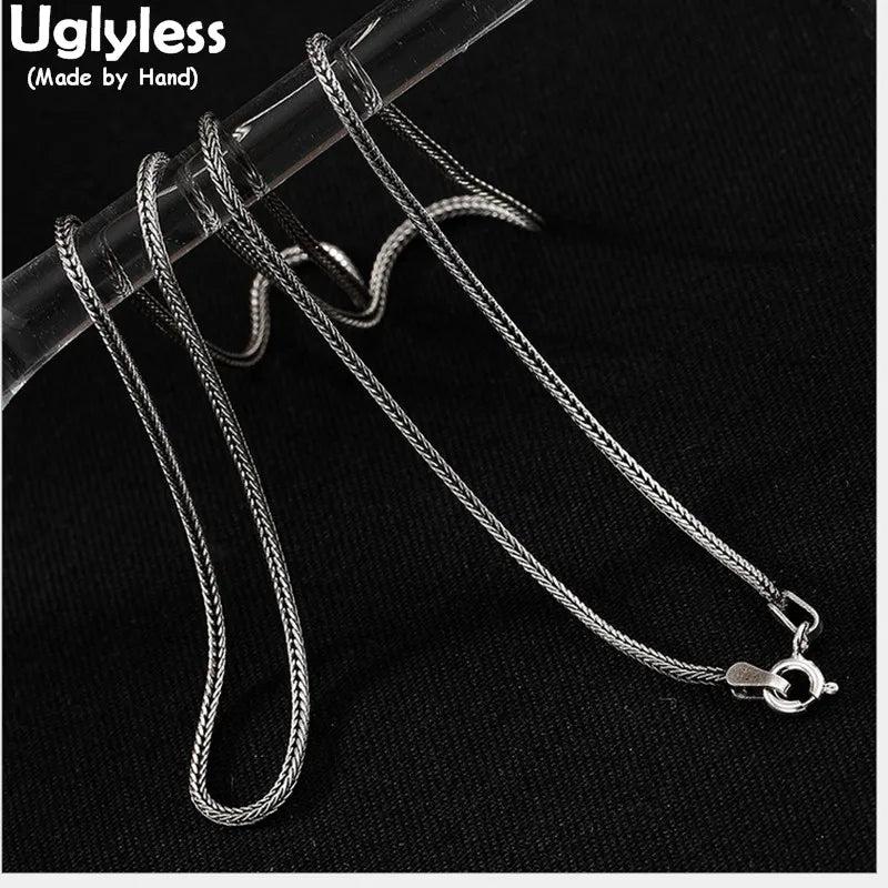 925 Sterling Silver Snake Chain Necklace 1.2mm Unisex Fine Jewelry