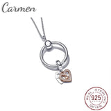925 Silver Fits Pando Charm DIY Neckle Charm for Women