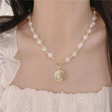 Baroque Shape Small Pearl Necklace Women