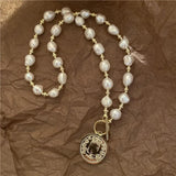Baroque Shape Small Pearl Necklace Women