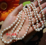 7-8MM Freshwater Pearl Necklace 60-260cm Long