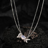 S925 Sterling Silver Zircon Candy Necklace