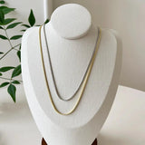 Snake Bone Collar Chain Necklace S925 Silver for Girls